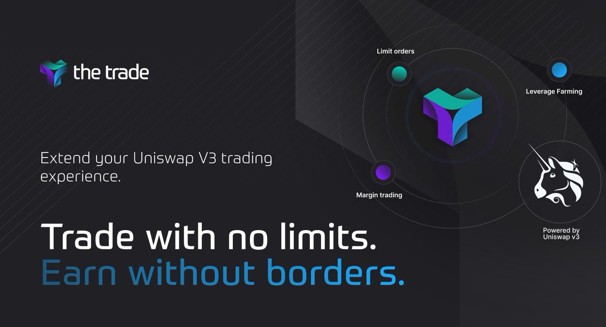 TheTradeOrg's tweet image. Limited orders are intended for more proficient traders, as it requires analysis of market situations and estimation of the likelihood that the asset price will hit a certain level.

TheTrade will create new automated environment for limit orders on DEX.