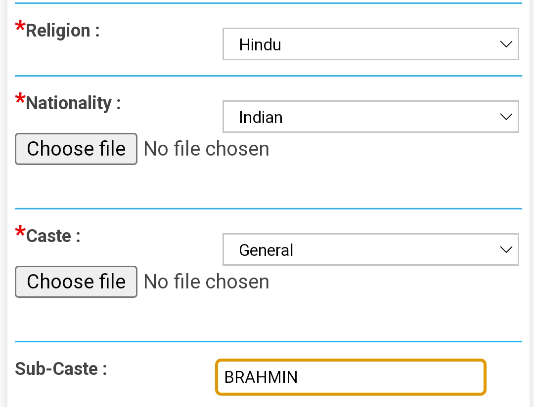 As I fill up my daughter's senior KG enrollment form, I realise that after  clicking the submit button, I set her on a life long &amp; an uphill battle of constitutional discrimination

Meanwhile, she, unaware of what awaits her is smiling &amp; playing around me