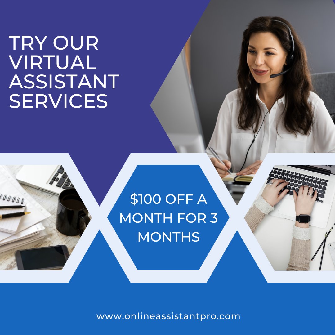 OnlineAPro's tweet photo. Curious if a Virtual Assistant can help your business? Why not give us a try? No long-term commitments required!

Schedule a Discovery Call today https://t.co/edjihXC1U4.

#team #delegate #entrepreneur #online #business #teamwork #onlineassistantpro #virtualassistant https://t.co/d1Rreeei9o