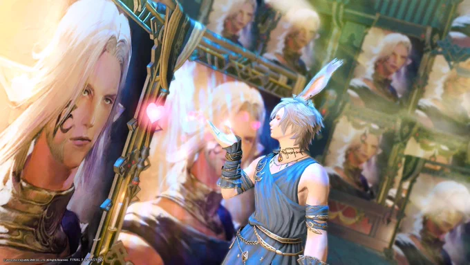 ウリエンジェ大好きだよ大好きだよ大好きだよ大好きだよ。#FF14  #GPOSERS  #XIV_PICTCLIP  #ヴィエラオス  #うさお 