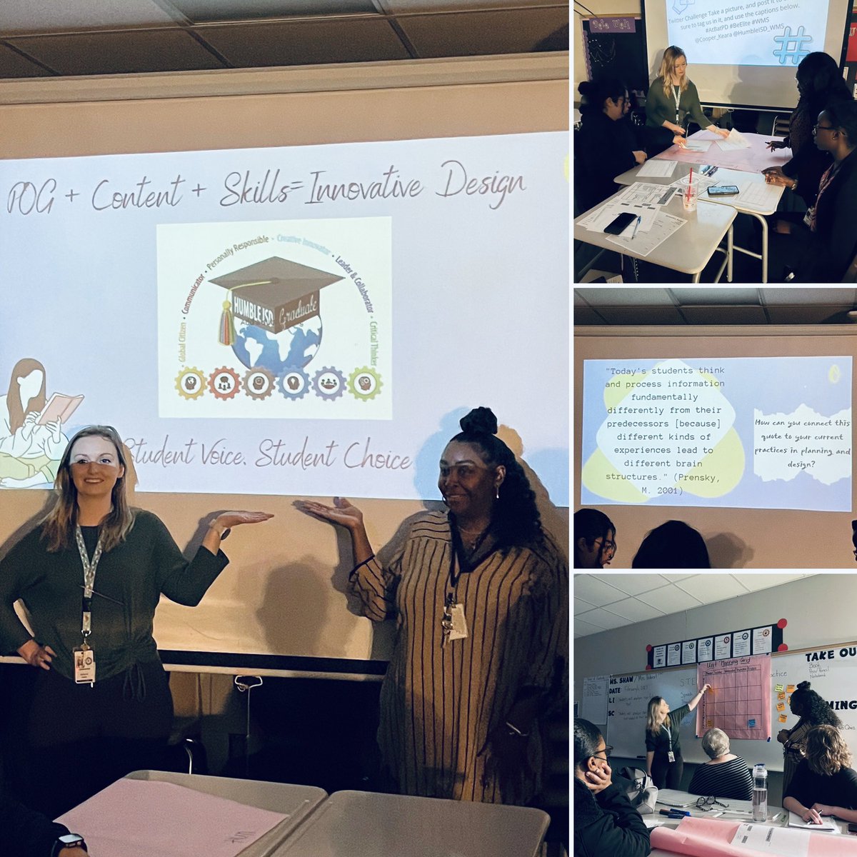 Humble ISD Secondary ELA (@humbleisd_ela) on Twitter photo We were lucky to see <a href="/cooper_keara/">Edu_cationally Yours</a> and Ms. Owen present to their department about conceptual unit design! <a href="/HumbleISD_AL/">Humble ISD Authentic Learning</a> <a href="/HumbleISD_WMS/">Woodcreek Middle</a> We were lucky to see <a href="/cooper_keara/">Edu_cationally Yours</a> and Ms. Owen present to their department about conceptual unit design! <a href="/HumbleISD_AL/">Humble ISD Authentic Learning</a> <a href="/HumbleISD_WMS/">Woodcreek Middle</a>