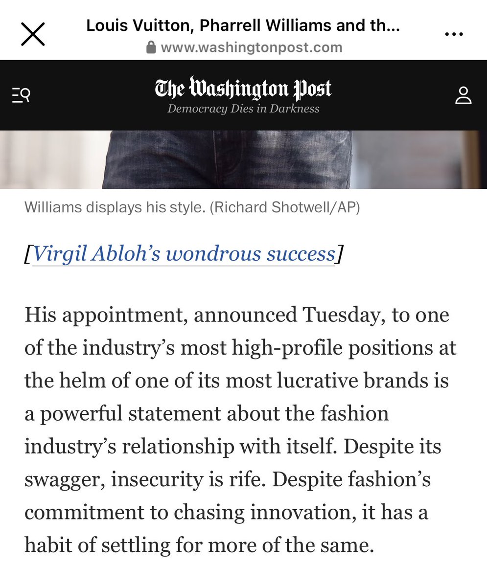 MelReneeStyles's tweet photo. Robin have a great critique on the appointment of PW at LV. https://t.co/O8xKPqHKQx