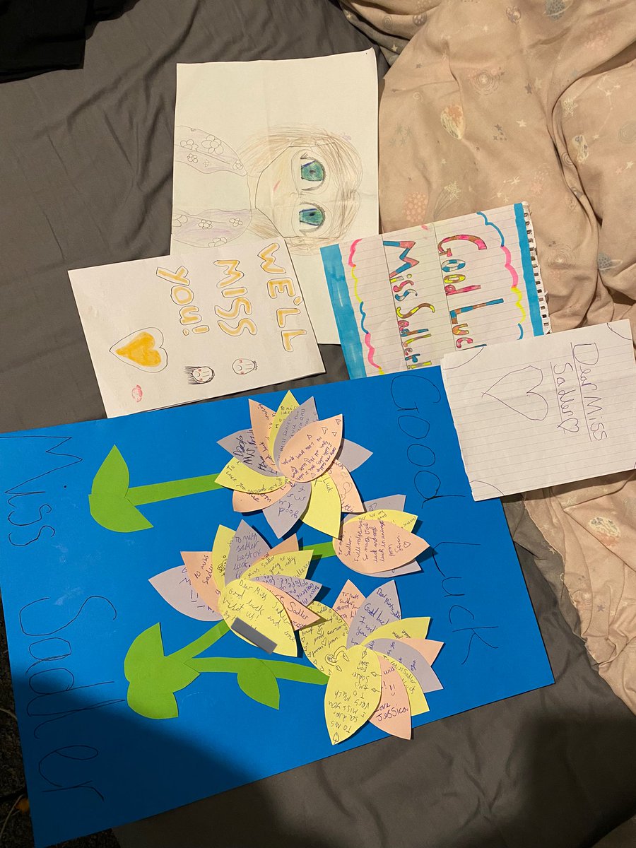 MissSadler2022's tweet photo. Very sad to be leaving my first placement today 😢 such lovely kids that I’m really going to miss, but on to the next adventure! 🥰 https://t.co/SQKHte5Gf9