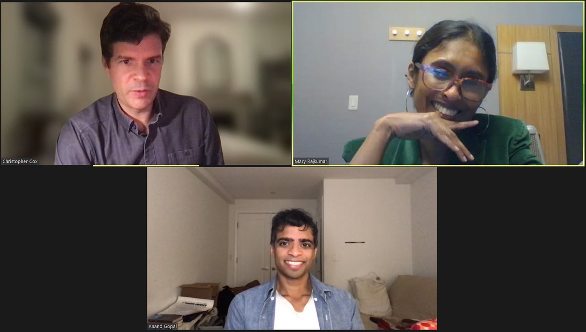 opcofamerica's tweet image. ICYMI, watch last night&apos;s “How I Did It” program w/ @Anand_Gopal_ &amp;amp; @cwhe discussing what makes a good pitch, and insights about their work together on stories in Syria and Afghanistan for Harper&apos;s in 2012-2014. @maryrajkumar moderated. opcofamerica.org/Eventposts/vid… #OPCHowIDidIt