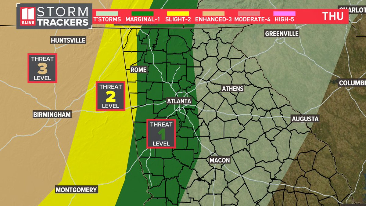 Melissa Nord on Twitter "Here's the latest Severe Weather Outlook for