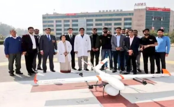 Gurugram-based startup TechEagle's drone on Thursday delivered three kg of tuberculosis medicines across 36 km from AIIMS Rishikesh to a patient in Tehri Garhwal. The distance covered by the drone in 29 minutes usually takes around 2.5-3 hours by road, TechEagle claimed.
😲