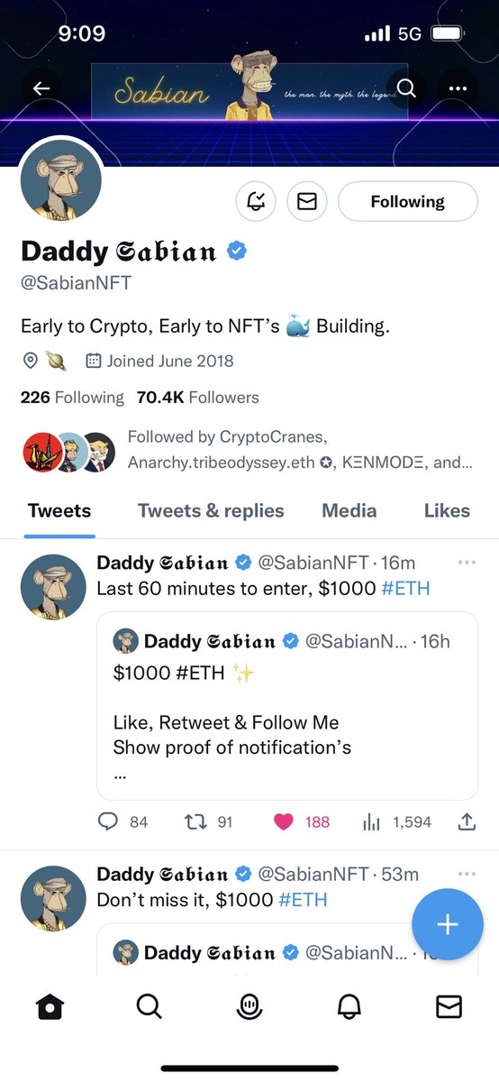 Josiah_J97's tweet photo. @SabianNFT 🤝🏽🤝🏽🤝🏽 https://t.co/l38P1lj84V