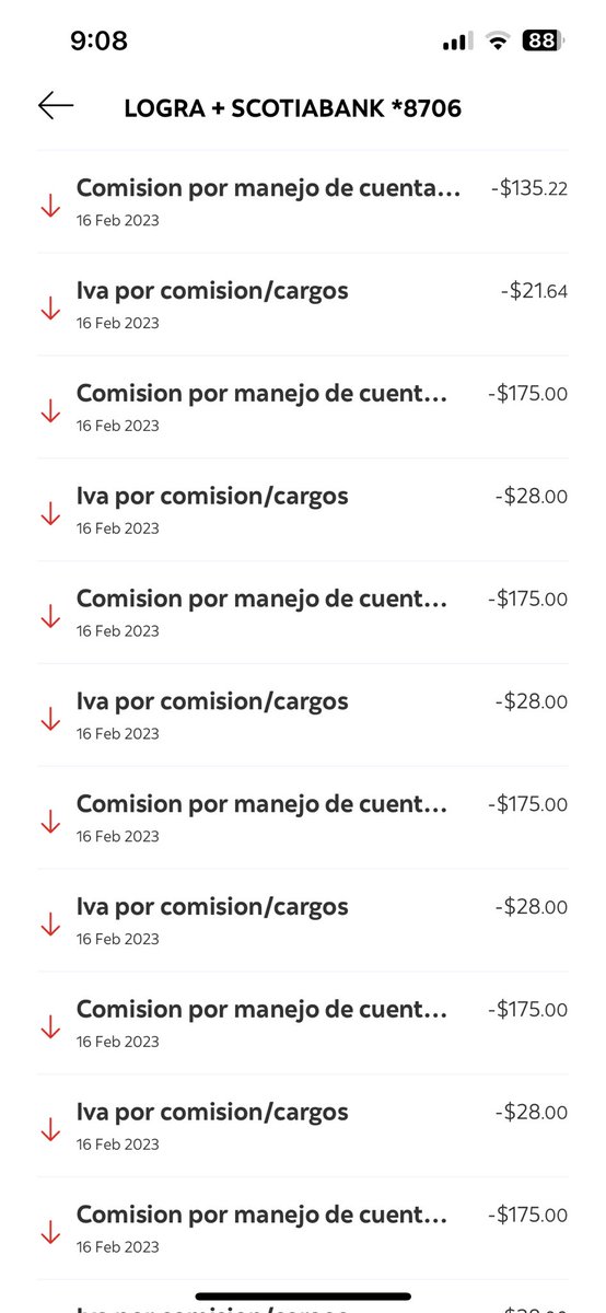 MariaCanadasOf's tweet photo. Oigan @ScotiabankMX @ScotiabankApoya que onda con estos cargos en cuestión de minutos??? Es broma??? https://t.co/2qX6Z7eyjP