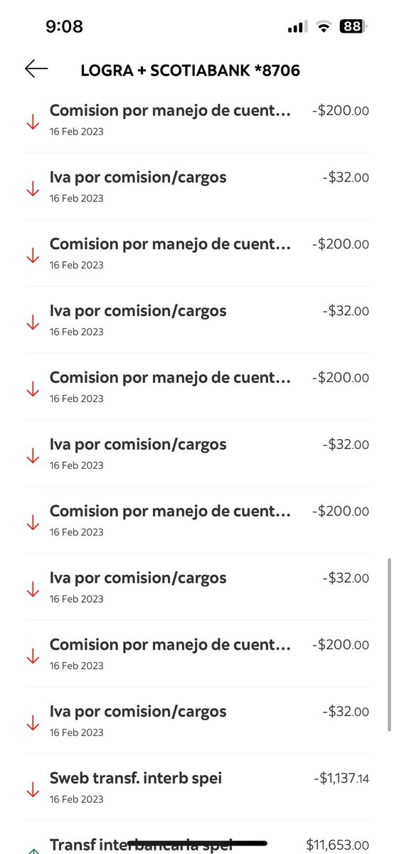 MariaCanadasOf's tweet photo. Oigan @ScotiabankMX @ScotiabankApoya que onda con estos cargos en cuestión de minutos??? Es broma??? https://t.co/2qX6Z7eyjP