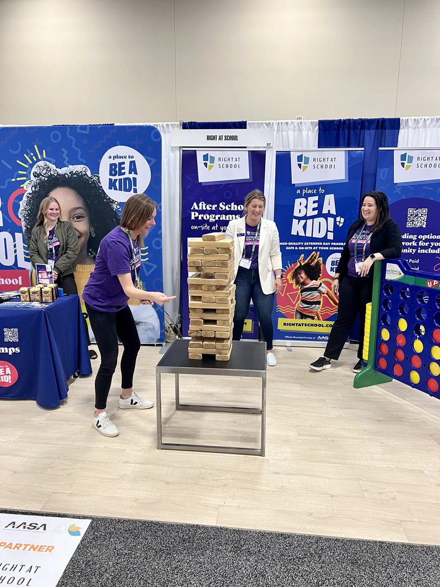 Take time to play at AASA! Come visit us at Booth 312. #LearnPlayGrow