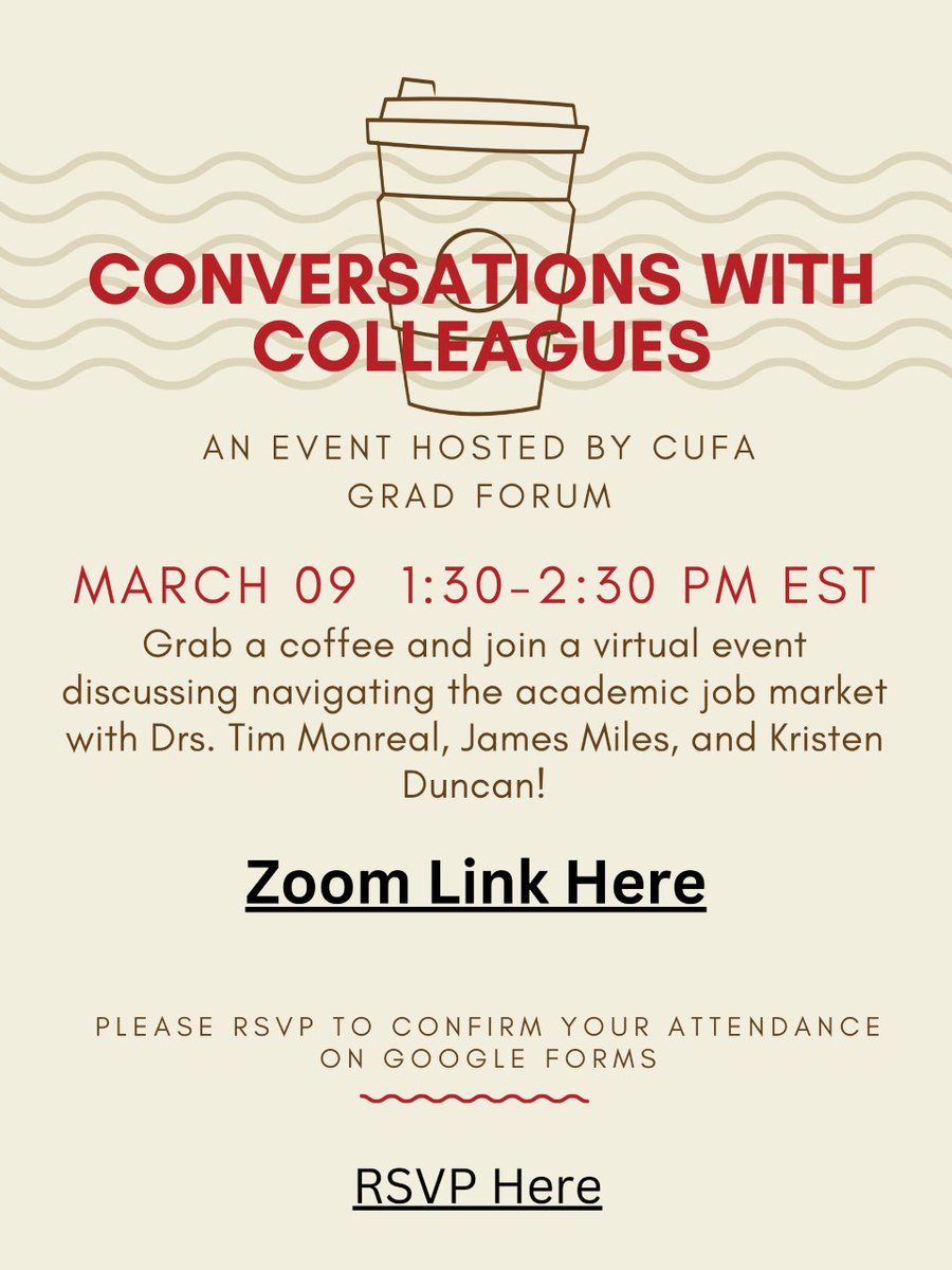 CUFA Graduate Forum tweet media