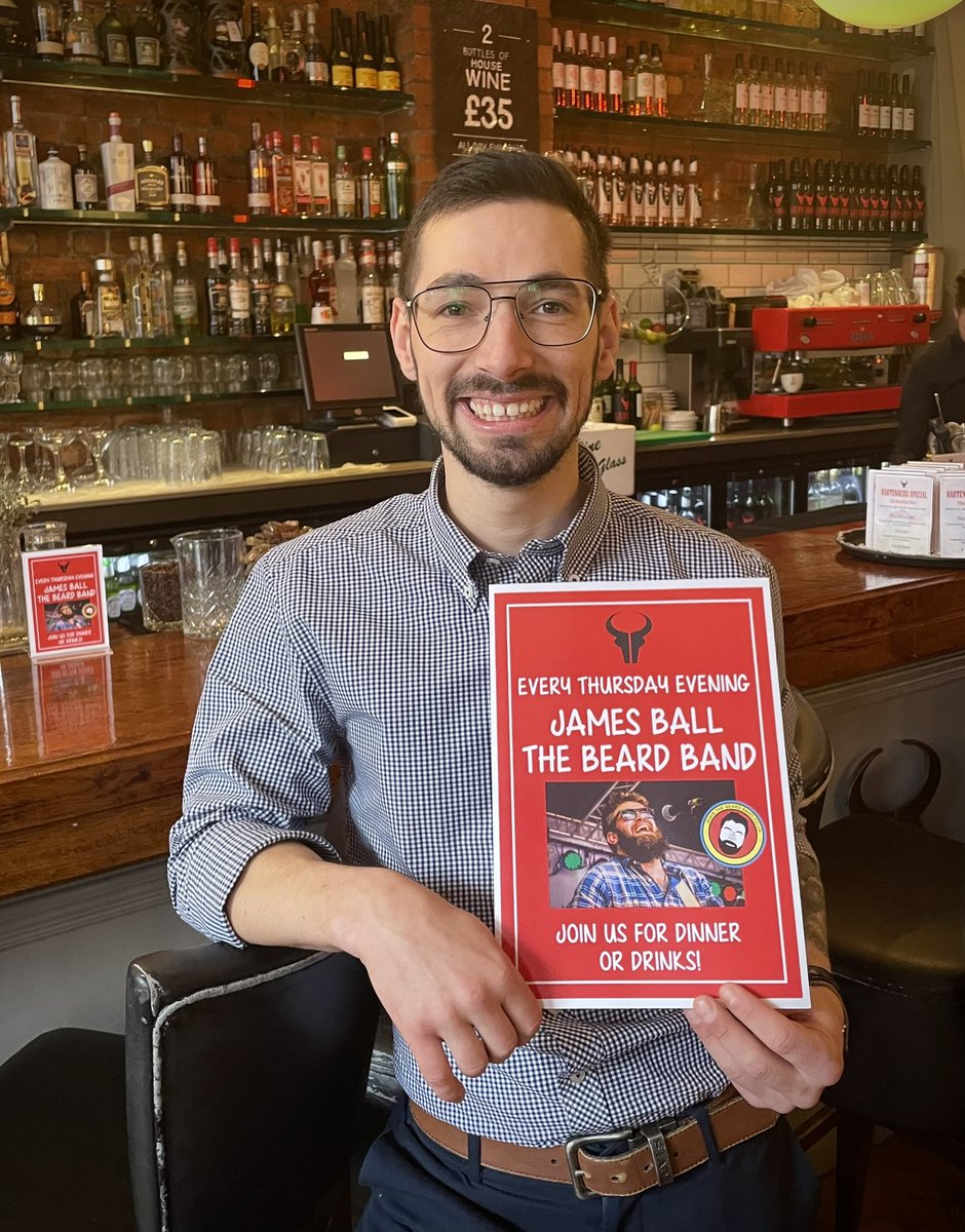 LIVE MUSIC #THURSDAYS 🎶

James Ball from The Beard Band will here from 7:30pm. Join us for dinner or drinks! 🍸🍺

LasRamblasWineandTapas.co.uk
01925 654199

#LiveMusic