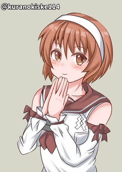 名取ちゃん#艦これ版深夜の真剣お絵描き60分一本勝負#艦これ版真剣お絵描き60分一本勝負_20230216 