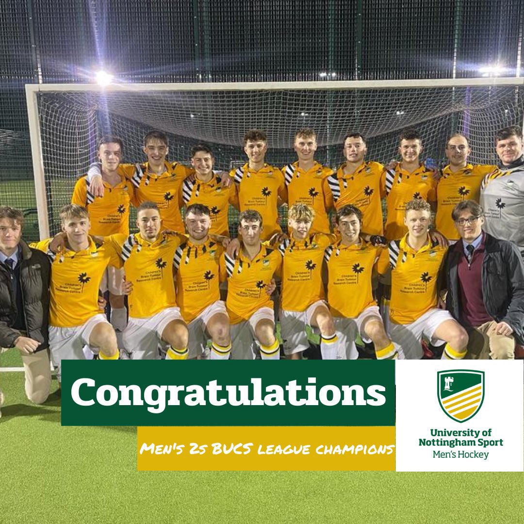 bateman_j's tweet photo. A massive achievement for our @uonmhc Performance Squad. So proud of the boys to win the top two @BUCSsport Leagues! Even more impressive our M2 winning it back to back! Looking forward to starting our knockout campaign! #RoadtoNottingham https://t.co/Y9YhNuzbro
