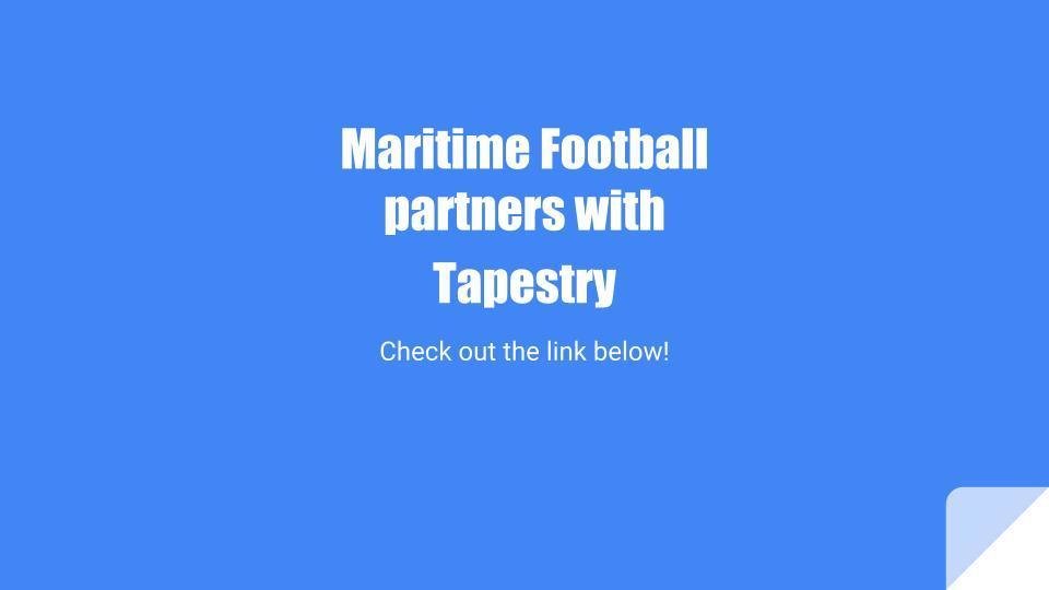 WNY Maritime is proud to announce our partnership with Tapestry Charter School for the upcoming 2023/2024 Football Season. We look forward to a great year! Go Seahawks! Check out the link to the news article below!

tinyurl.com/4nvf9d33