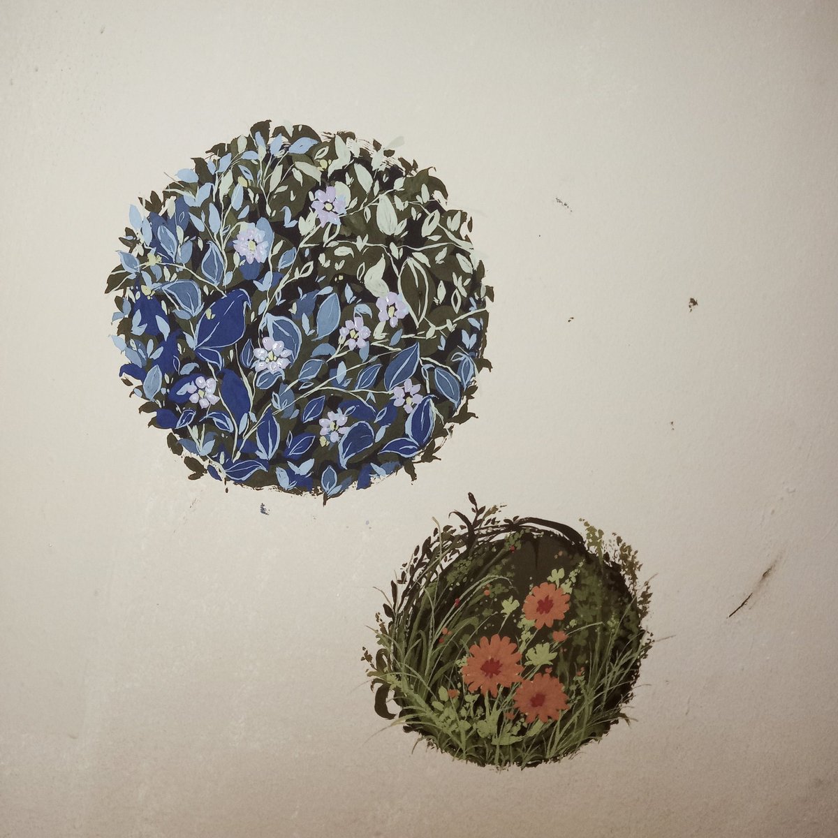 Regiiiiart's tweet photo. Art in the wall https://t.co/nboSCVB7Vd