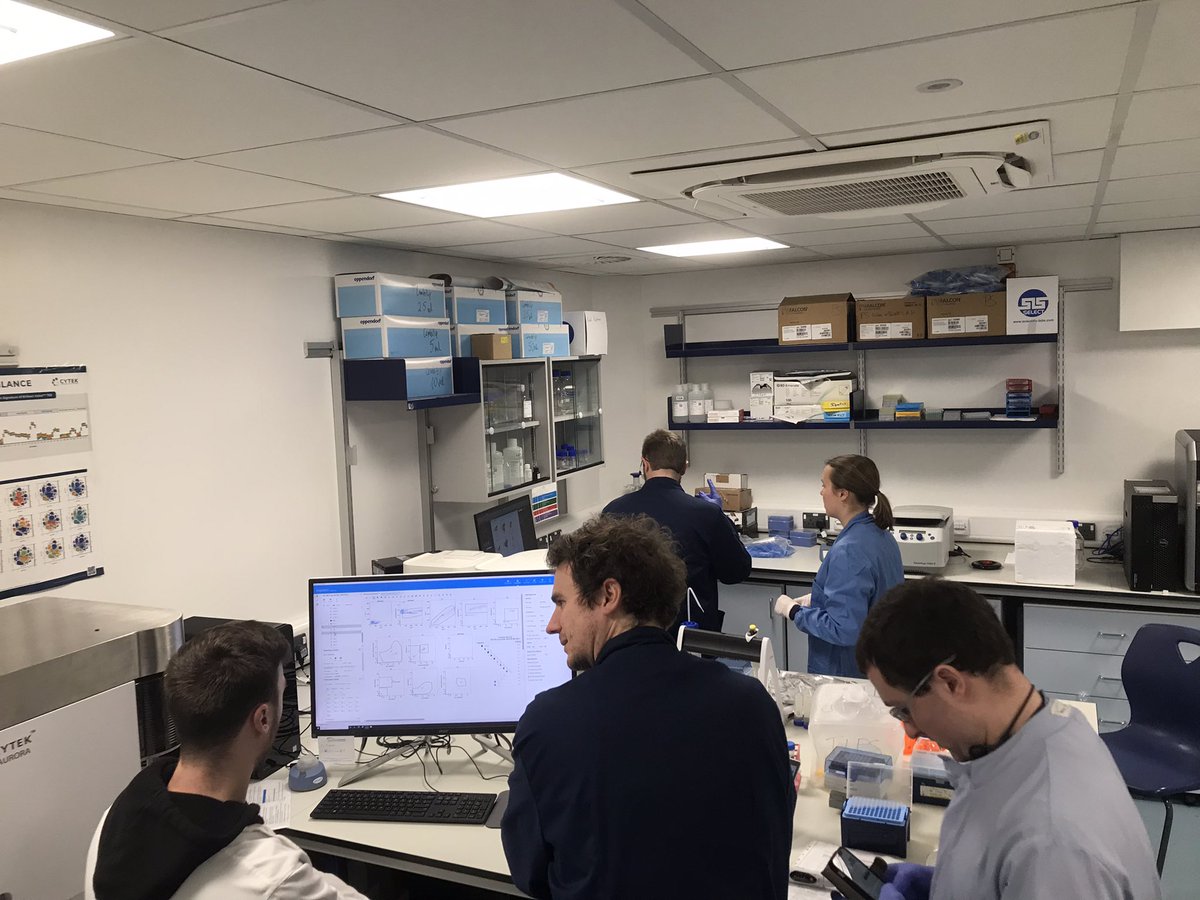 UoEXCC's tweet photo. Exciting #Cytometry Applications @UoEXCC. Colleagues from #Environmental and #Mycology research side by side @UniofExeter 

#flowcytometry #cytomics #microbiology #Immunology @UofE_Research @uniofexeHLS https://t.co/3K9XSFqEyI