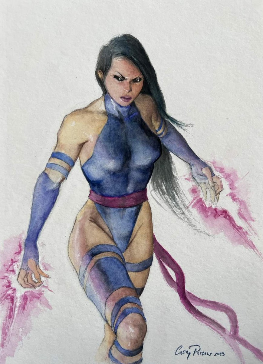 Psylocke by Casey Parsons  <a href="/caseyarts77/">Casey Parsons</a>
#xmen