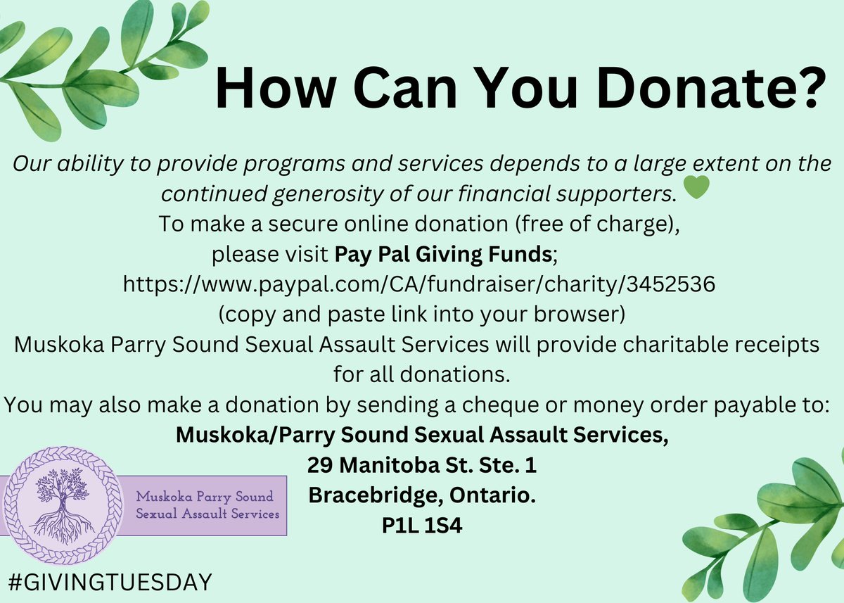 mpssas1's tweet photo. How can you support survivors of sexual violence?
#GIVINGTUESDAY
#MPSSAS
#SURVIVORSFIRST
#WEBELIEVEYOU https://t.co/sx76lXe41Y