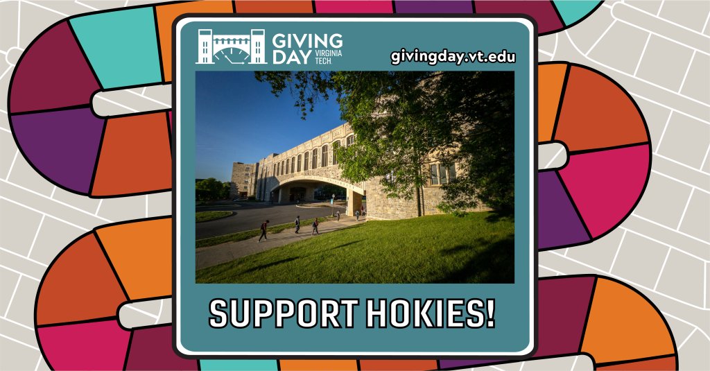 VT_ACIS's tweet photo. Less than three hours left for #VTGivingDay! We appreciate all that our ACIS alum, faculty, students, family, and friends do for our ACIS department.
https://t.co/p9k7pqIWUL https://t.co/yHbcphbHMC