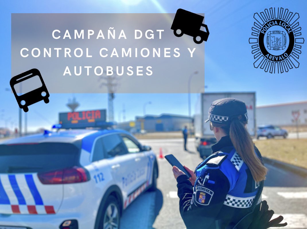 En el turno de hoy
Campaña de la DGT para el control de camiones y autobuses 🚛🚌. #112plarevalo #arevalo #avila #castillayleon #policiamunicipal #policialocal #tupolicia #estamosporti #police #policia #seguridad #cops #agentes #prevencion #spanishpolice #seguridadciudadana .