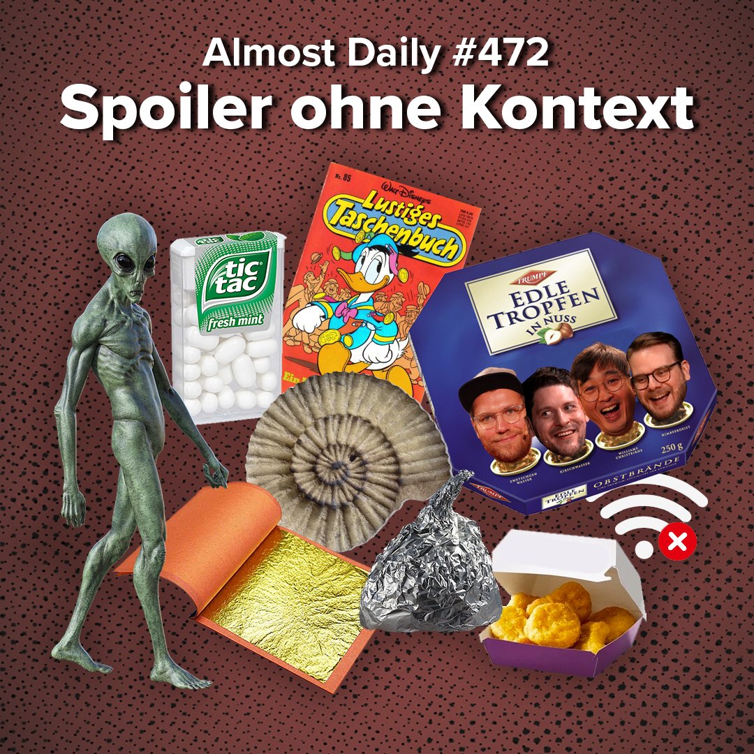 TheRocketBeans's tweet photo. Die neue Folge #AlmostDaily mit @budnoob, @EtienneToGo, @Bimon und @boedefeld_ ist online! Überall wo es Podcasts gibt und auf YouTube! https://t.co/kSzZJGeQp7