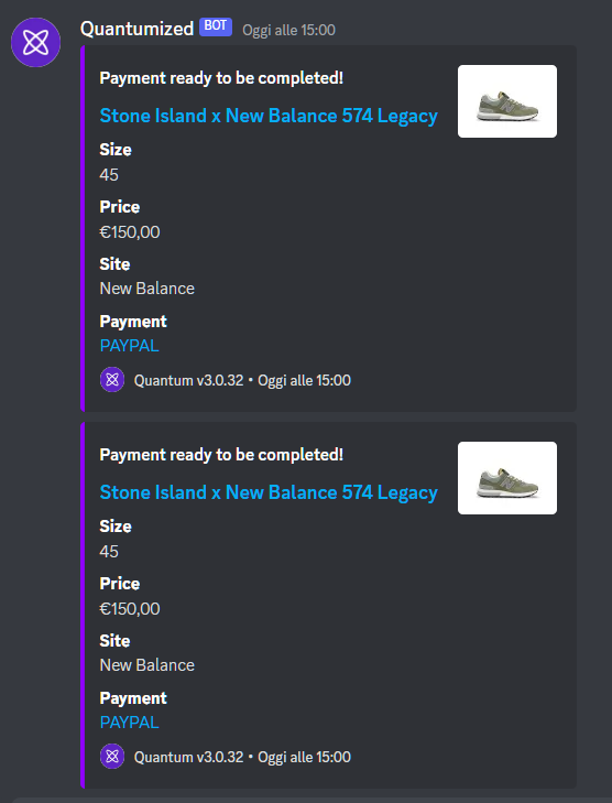 limiderjaj's tweet photo. Easy as always 👑

- x2  New Balance 574 x Stone Island

Thanks to:
@Quantum_Ext 🫡
@FirstNotify 🫡 https://t.co/PbE4rnVwID