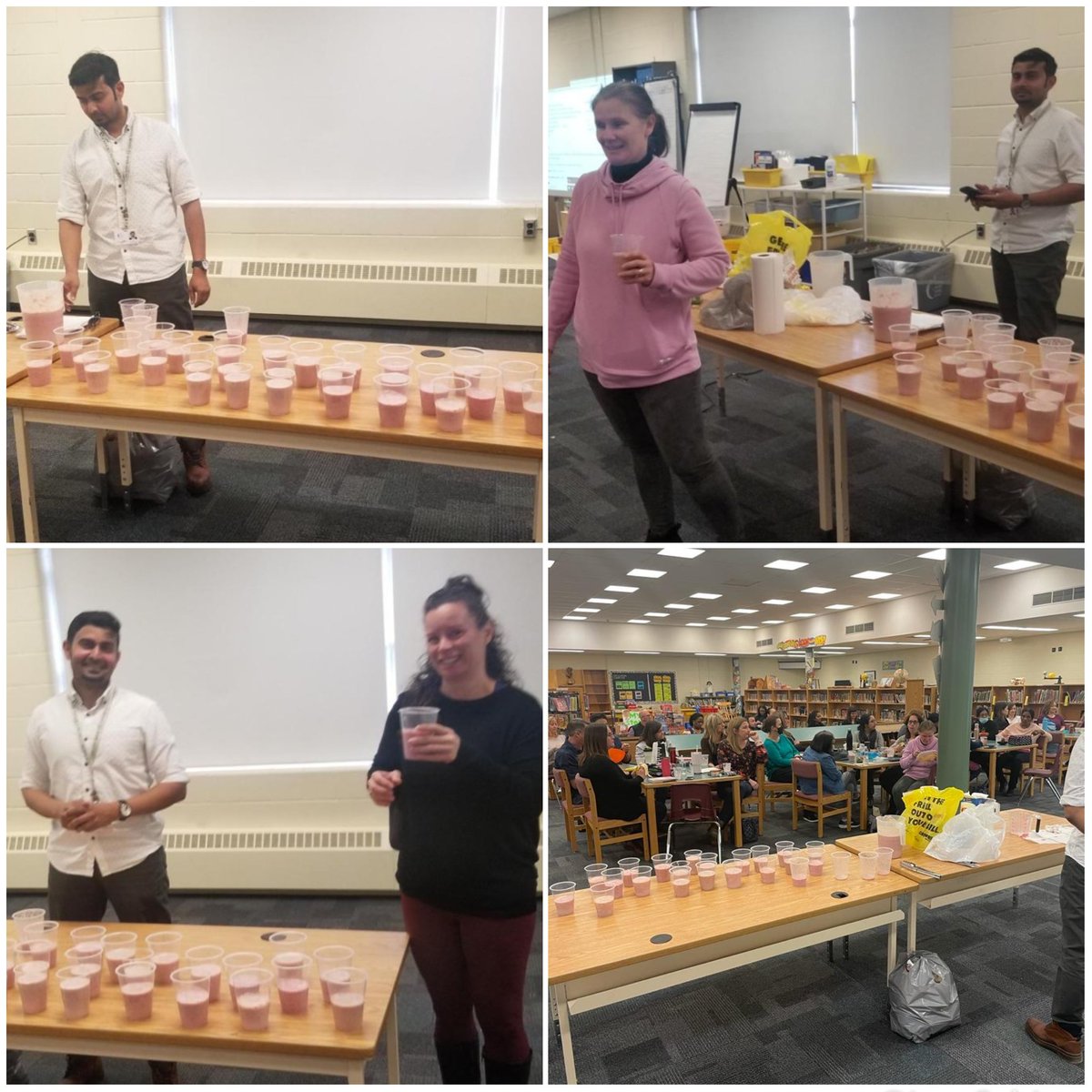 🍎 How healthy eating positively impacts student learning with Student Nutrition Liaison Officer, Durward Anthony &amp; Community Support Worker, Aara Vivekananthan at <a href="/CornellTDSB/">Cornell Jr PS</a>.

✅️ Staff engagement 
✅️ Support for SNP
✅️ Team collaboration 
✅️ Free smoothies!
<a href="/ghumanh2o/">⭕️</a>