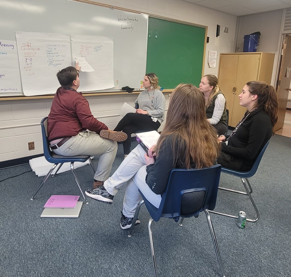 Teachers flexing their collective efficacy muscle to create instruction worthy of every student. <a href="/PEBCorg/">PEBC</a> <a href="/rcschools/">Rapid City Schools</a> #know your why