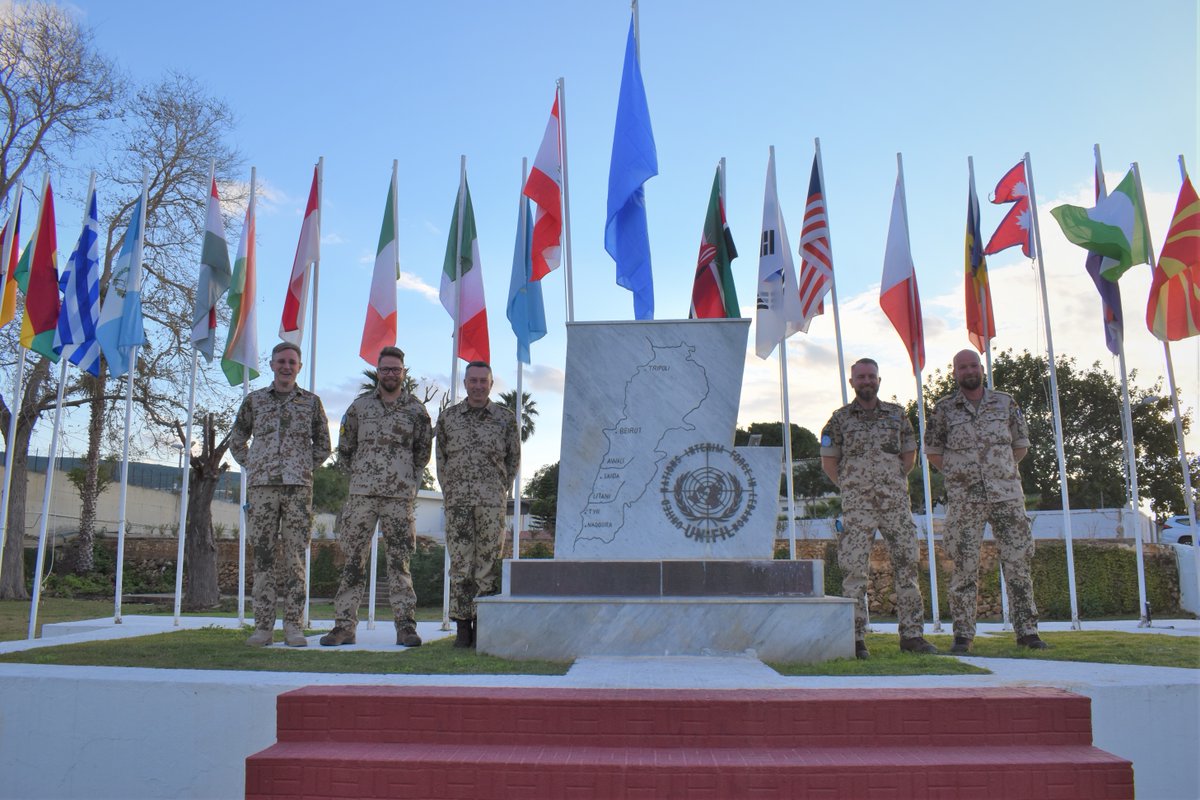 deumarfor's tweet photo. DEU MARFOR is heavily contributing to German Armed Forces effort @UNIFIL_. @deutschemarine is committed since 2006 to the maritime task force. This week DCOM #DEUMARFOR visited our deployed staff members. https://t.co/khGR3D03SW