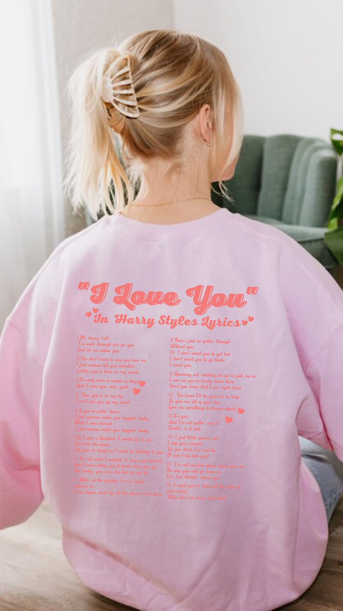 BiThMDuyn4's tweet photo. I love you in Harry Styles lyrics
Visit here if you're interested in it: https://t.co/0JcIPCHbi5
#HarryStylesLoveOnTour2023 #HarryStyles #onedirection https://t.co/crYEXMCsiI