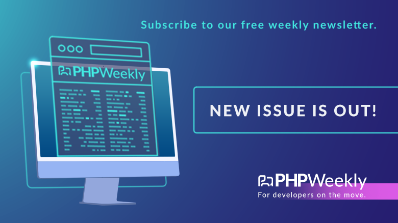 phpweeklynews's tweet image. Laravel 10, Logging Errors in PHP, Theme Suggestions, Protecting Flow State, Mastering Custom Validations, Adding Forms, and Tips for Making your Code Read Like Beautifully Written Prose. All that and more in the new PHPWeekly newsletter. phpweekly.com/archive/latest…