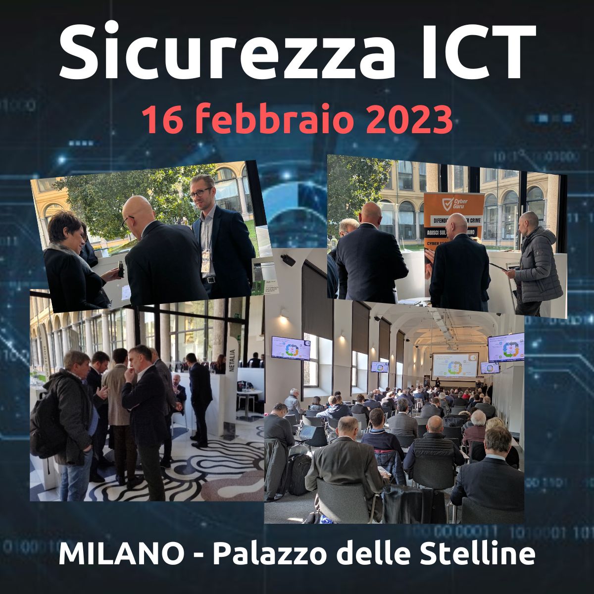 soiel_it's tweet photo. Oggi #SicurezzaICT23 Milano 🔒
🎤 @Axians_Italia #DedaCloud #CyberGuru @symantec @WestconComstor @CipsInformatica #ReeVo #WurthPhoenix @booleserver @AlliedTelesisIT @JuniperNetworks #Stoorm5 @vicariusltd @digitelNET #Factor-y @okta @Netalia_cloud @proofpoint #TLCTelecomunicazioni https://t.co/JmXSsF6WVC
