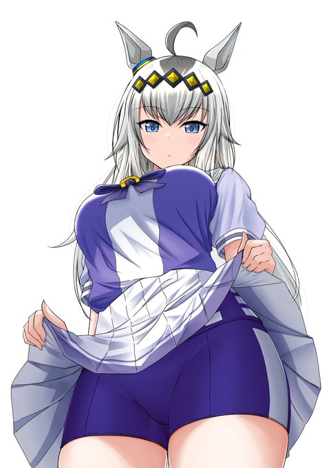 制服の下にユニスク着てるのオグリ
#ウマ娘
#オグリキャップ 