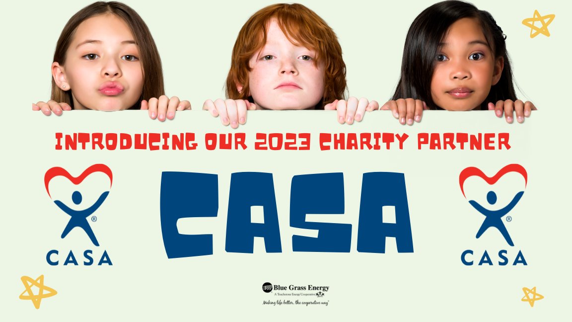 We are excited to announce our 2023 Corporate Charity partner! Our employees will be fundraising &amp; volunteering for  CASA (Court Appointed Special Advocate) organizations in our service area.