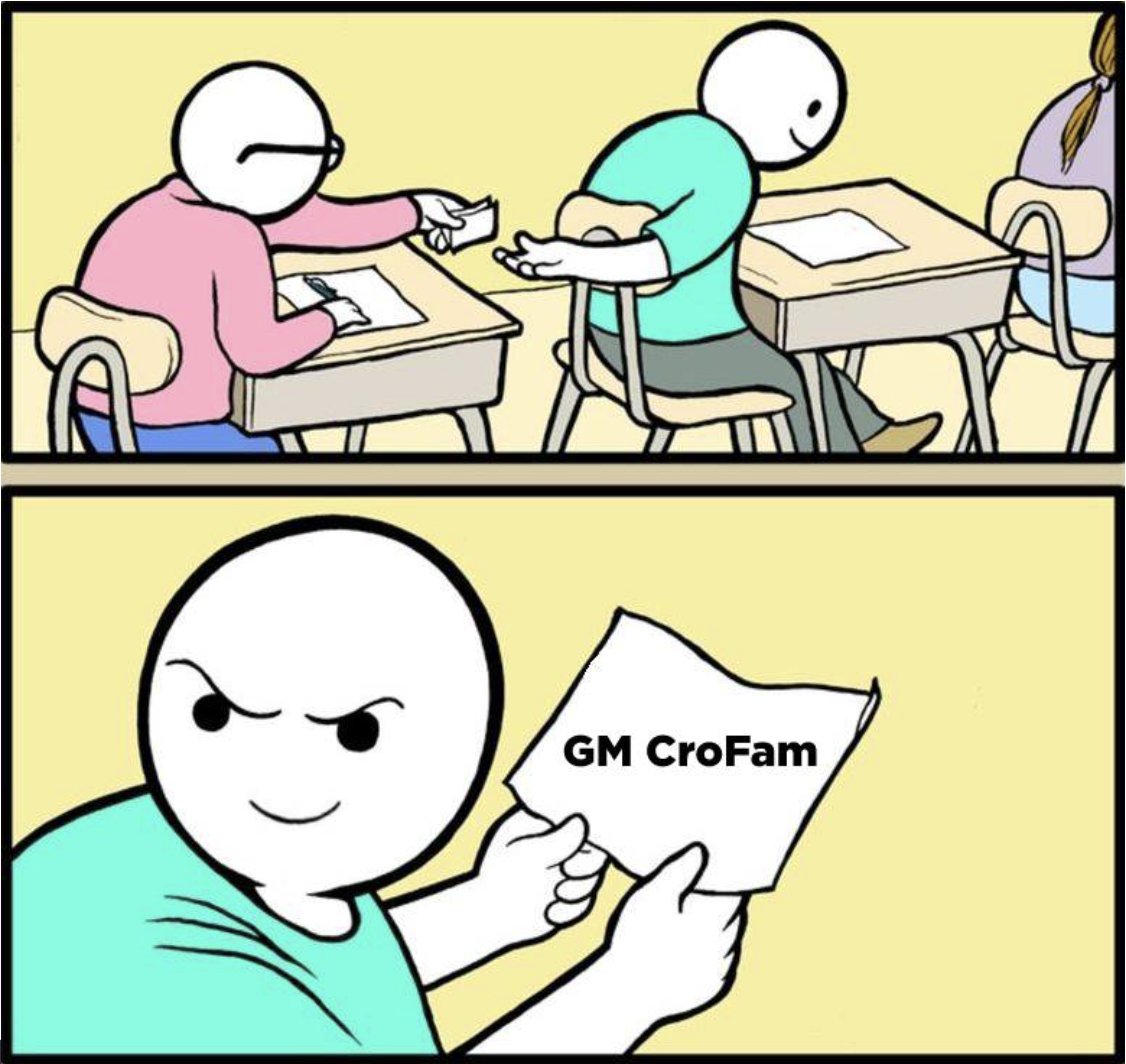 A big gm to all of those gm'ing this morning