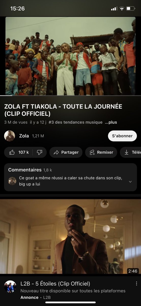 thefive_514's tweet photo. Les derniers chiffres de Zola avec les titres « Amber » et « toute la journée »  sont fou 🤯

Qui attends son nouveau projet ? ✅ https://t.co/Ze3GVGzyvh