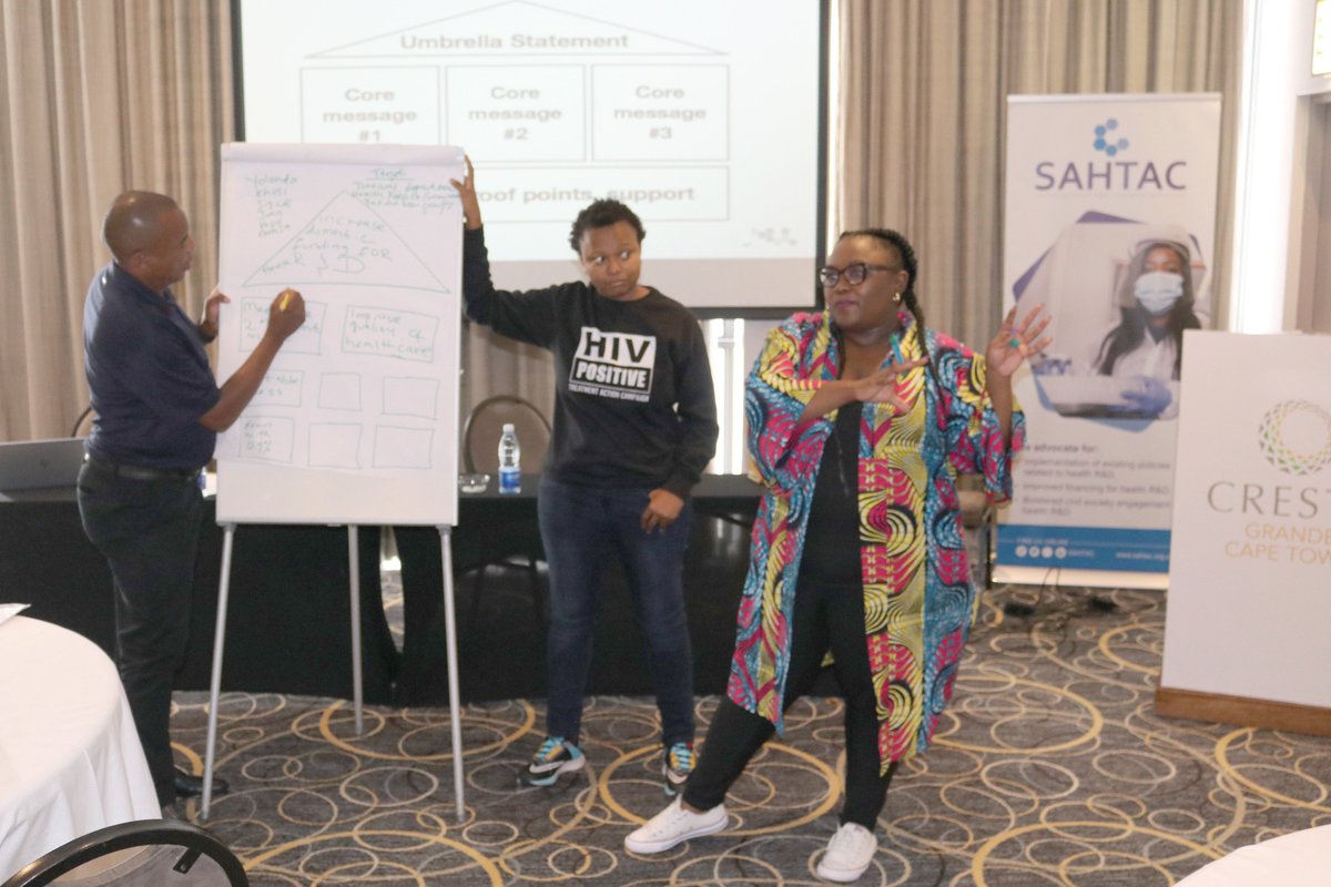 SAHTACtweets's tweet photo. Aurum Communications Director- Kanya Ndaki hosted a workshop on developing and sharing key advocacy messages out of the coalition at the #SAHTAC 2023 AGM. https://t.co/AHJt8ZM7kY
