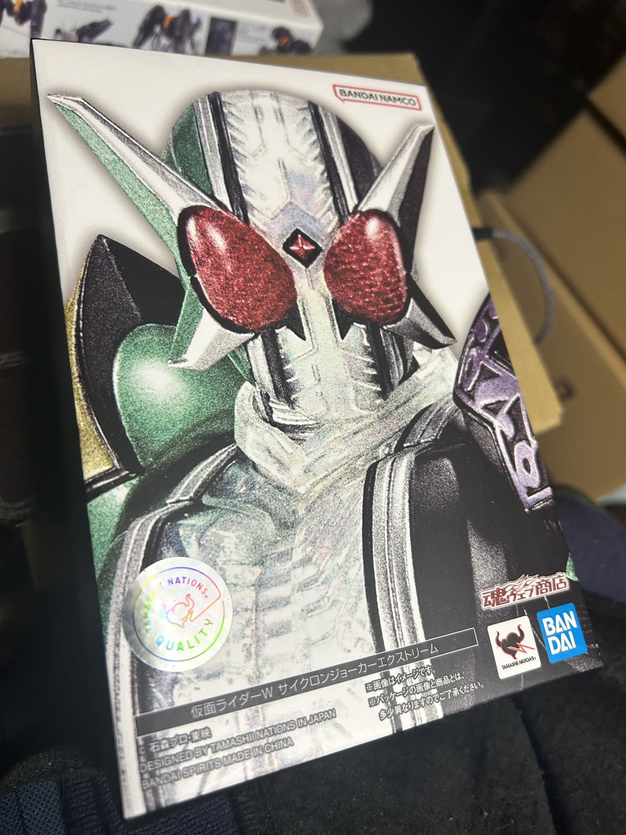 wildchalice91's tweet photo. 今日届きました。真骨彫ダブル サイクロンジョーカーエクストリーム。
写真は後日にでも。
#真骨彫ダブル #サイクロンジョーカーエクストリーム #WSJE https://t.co/jKiuzvRVns