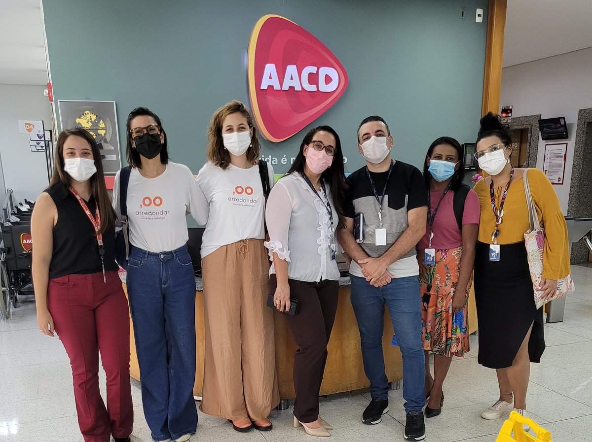 arredondar's tweet photo. Arredondar e GPA visitaram a unidade da @AACD, uma das ONGs apoiadas por meio do arredondamento das compras nas lojas Pão de Açúcar, Mercado Extra, Mini Extra, Minuto Pão de Açúcar e Compre Bem localizadas em São Paulo capital e região metropolitana https://t.co/d1nMMBdABO
