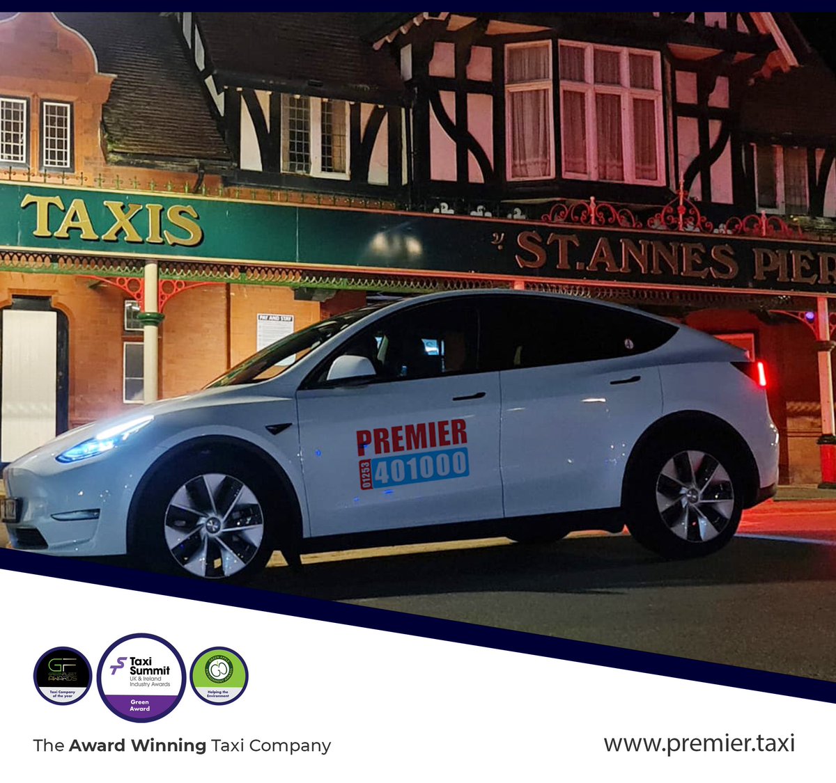 New addition to our fleet… A Tesla Model Y… It can be pre-booked for long distance journeys but it’ll be pure luck if you get it round town 👍

If you want us to add more <a href="/elonmusk/">Elon Musk</a> will have to like/retweet this 😂😂😂

#Tesla #Taxi #Blackpool #StAnnes #Lytham