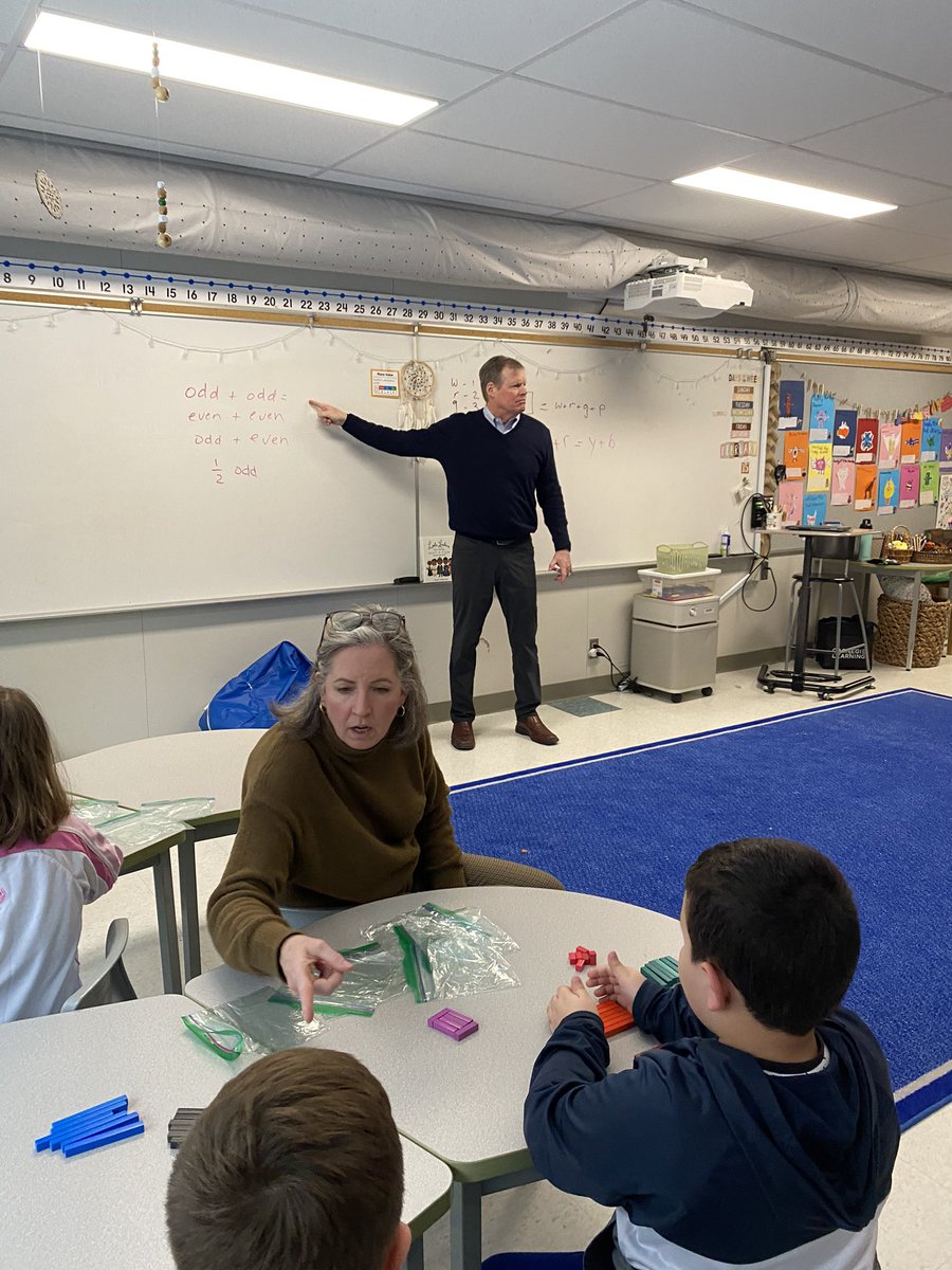 MrsLawrenceOCSB's tweet photo. Yesterday we had some very special #ocsbMath guests! Thank you @dduff77 (Mr. Math Man) @P_Luxton &amp; @KimLacelle2 for coming to crack some codes with us! 2C had a blast problem solving using our Cuisinare Rods! We hope to see you again soon! 🧠 💭💪🏽🗣 #ocsbDL #MathUp @StLukeNepean https://t.co/1MC2CMStQ5