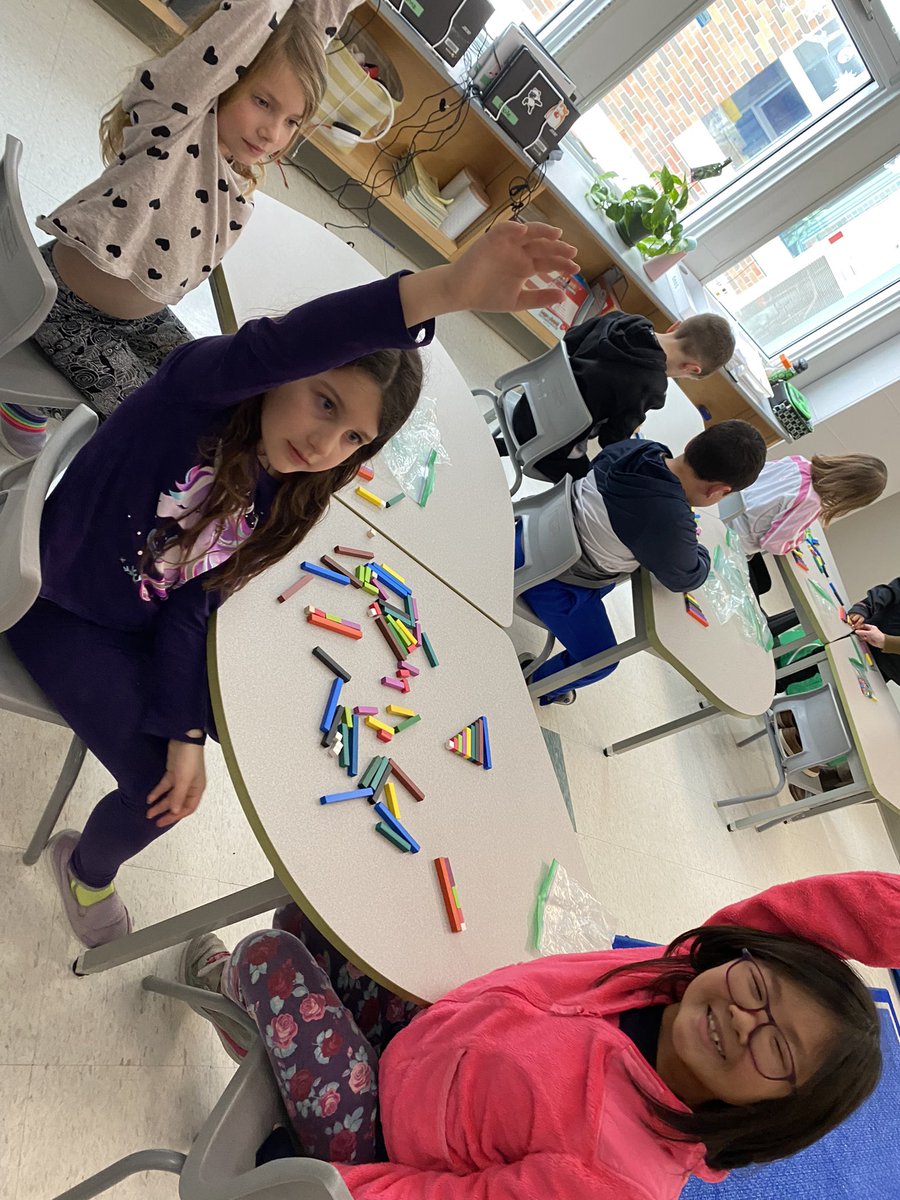 MrsLawrenceOCSB's tweet photo. Yesterday we had some very special #ocsbMath guests! Thank you @dduff77 (Mr. Math Man) @P_Luxton &amp; @KimLacelle2 for coming to crack some codes with us! 2C had a blast problem solving using our Cuisinare Rods! We hope to see you again soon! 🧠 💭💪🏽🗣 #ocsbDL #MathUp @StLukeNepean https://t.co/1MC2CMStQ5