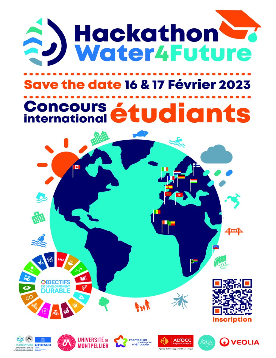 hydro_corsica's tweet photo. Les Masters 1 Sciences de l'Eau #hydro @UnivCorse  participent au #Hackathon4Future #UNESCO. 48 heures pour trouver une solution innovante sur le thème #eau et ville #durable  !!!!! Bon courage à toutes et à tous, la concurrence est rude 400 participants 💪󠁦Forza Università ! https://t.co/4LhTCoFG3i
