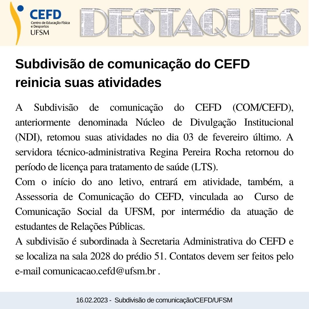 CEFD UFSM (@cefdufsm) on Twitter photo 