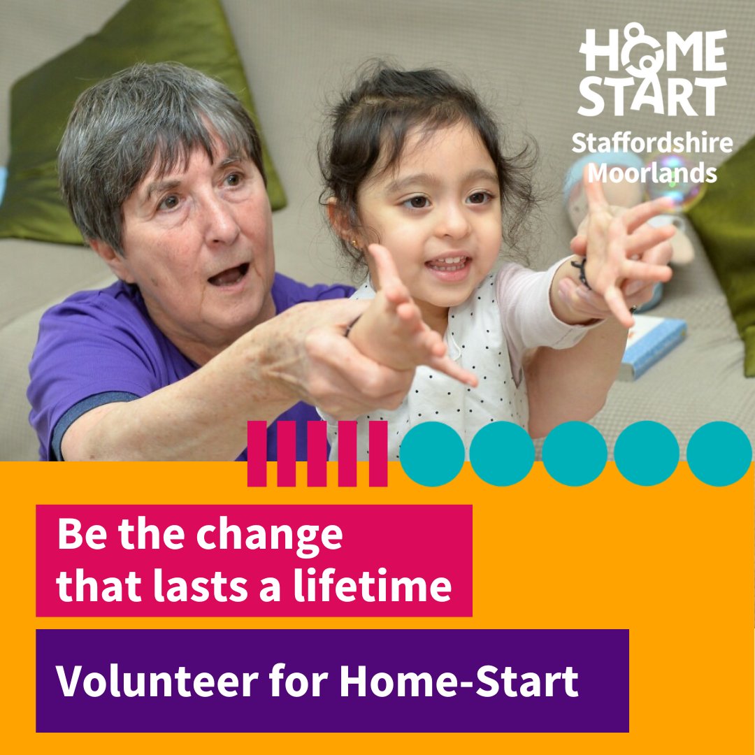 Home-Start Staffordshire Moorlands (@homestartsm) on Twitter photo Our next Course of Preparation for new volunteers is starting on Thursday March 16th. If you'd be interested in finding out more we'd love to hear from you. Just contact us through the website: wwww.homestartsm.org.uk or email Info@homestartsm.org.uk. Our next Course of Preparation for new volunteers is starting on Thursday March 16th. If you'd be interested in finding out more we'd love to hear from you. Just contact us through the website: wwww.homestartsm.org.uk or email Info@homestartsm.org.uk.