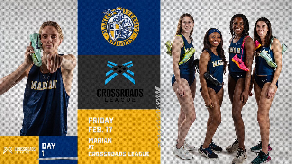 RACEDAY!!

<a href="/MarianTrackXC/">Marian Track & Field</a> kicks off the Crossroads League Championships today at IWU as the men look to repeat as champs for the fourth straight season, while the women are gunning for their third title!