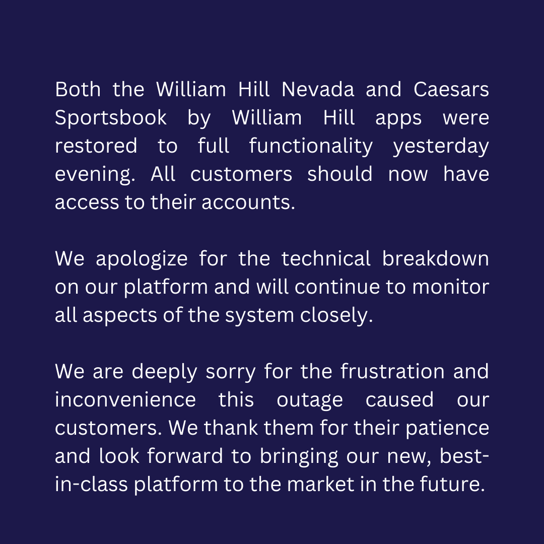 William Hill US tweet media