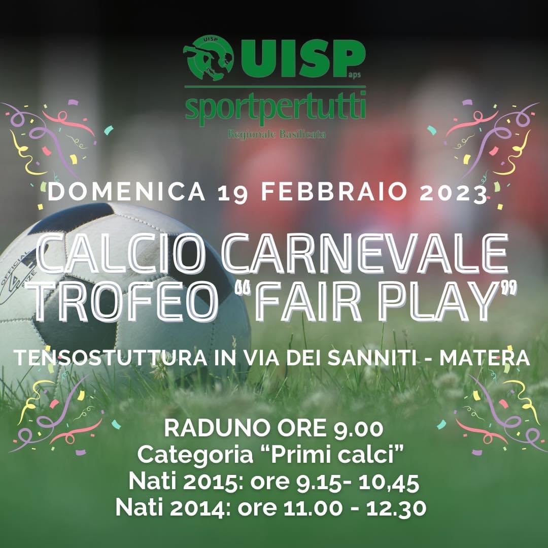 📣 ⚽️ CALCIO CARNEVALE TROFEO FAIR PLAY ⚽️📣

Il settore Calcio Uisp di Basilicata presenta l’iniziativa “Calcio Carnevale – Trofeo Fair Play”, in programma domenica 19 febbraio. 

#Uisp #UispBasilicata #calcio👇🏼