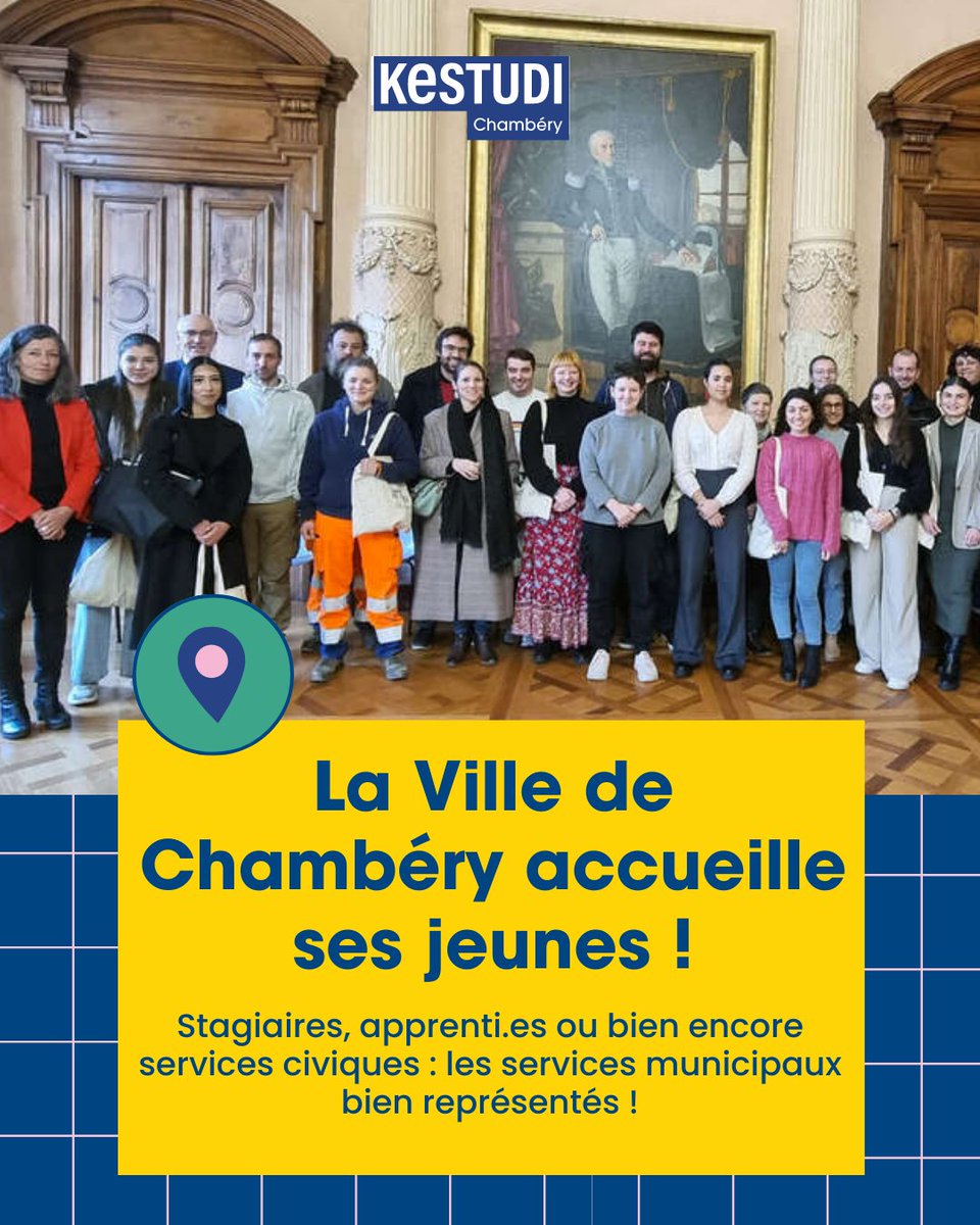 📈 La <a href="/VilledeChambery/">Ville de Chambéry</a>  accompagne les jeunes vers l'emploi et l'insertion sociale ! 
24 jeunes : 16 apprentis, 6 stagiaires gratifiés et 2 services civiques ont rejoints les services municipaux de la Ville depuis le début de l'année ➡️ chambery.fr/actualite/5199…